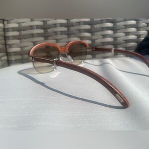 Malmaison Wooden Cartier Platinum Frame Sunglasses